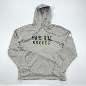 Adidas Mars Hill Soccer Hoodie Mens XL Gray Sweatshirt Team Issue